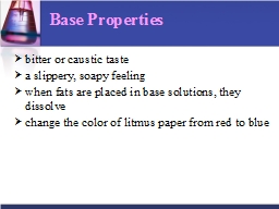 Base Properties