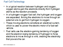Fuel Cell Technology 