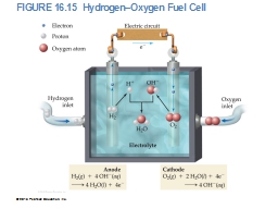 FIGURE 16.15  Hydrogen–Oxygen Fuel Cell 